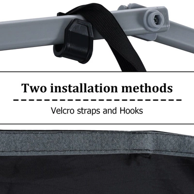 Aoodor Canopy Sidewall Replacement With 2 Side Zipper And Windows For 10' X 10' Pop Up Canopy Tent (Sidewall Only) 4 Aoodor Canopy Sidewall Replacement With 2 Side Zipper And Windows For 10' X 10' Pop Up Canopy Tent (Sidewall Only) - Image 4