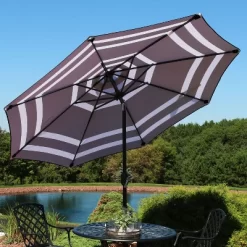 Sunnydaze Decor Sunnydaze Outdoor Aluminum Patio Umbrella, Tilt, And Crank - 9' -Quality Garden Outdoor Store GUEST 53dc8b3f f12c 4b17 bdc8 5913d7717905