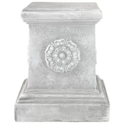 Design Toscano English Rosette Garden Sculptural Plinth: Large -Quality Garden Outdoor Store GUEST 53fd23ec 591a 4e1f ace3 3c0edf2e2fde