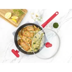 GoodCook ProEase Nonstick 11" Jumbo Cooker Deep Saute Pan Red -Quality Garden Outdoor Store GUEST 54f525ef f13c 49dc b8fa f87c01bf2c32