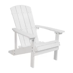 Flash Furniture Charlestown Commercial All-Weather Poly Resin Wood Adirondack Chair -Quality Garden Outdoor Store GUEST 551ff788 842d 4186 a3cf bf6848ecd1f5