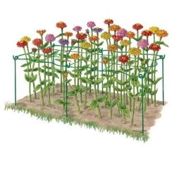 Gardener's Supply Company Grow Through Flower Plant Support | Sturdy Powder Coated Metal Grid Flower Support For Outdoor Plants & Young Flowering -Quality Garden Outdoor Store GUEST 55c8f9ad ac60 497f 80c6 d1ab512fe8f2