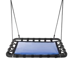 Toy Time Kids' Hanging Platform Swing With Adjustable Rope - 40" X 30"- Blue/Black -Quality Garden Outdoor Store GUEST 56817505 d3d3 4464 a6e0 a82385a2d1dc