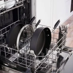 Select By Calphalon With AquaShield Nonstick 12" Jumbo Fry Pan With Lid