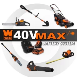 WEN 40417 40V Max Lithium Ion 16" Brushless Chainsaw With 4Ah Battery And Charger -Quality Garden Outdoor Store GUEST 591ccb27 1c51 402e ba22 2fbbae88796a