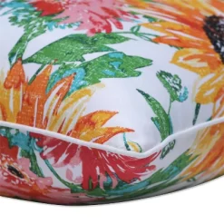 2pc 18.5" Outdoor/Indoor Throw Pillow Set Sunflowers Sunburst Yellow - Pillow Perfect