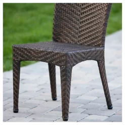 Brooke Set Of 2 Wicker Patio Chairs - Multi Brown - Christopher Knight Home -Quality Garden Outdoor Store GUEST 5a2e3427 9205 4453 aa5b 06ef91cd917c
