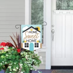 Big Dot Of Happiness Welcome Home Housewarming - Outdoor Home Decorations - Double-Sided New Sweet Home Garden Flag - 12 X 15.25 Inches -Quality Garden Outdoor Store GUEST 5af0d5ed 1d5a 4052 952c e63f503473c9