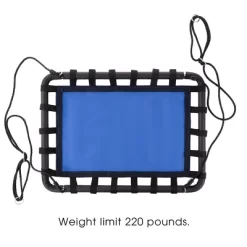 Toy Time Kids' Hanging Platform Swing With Adjustable Rope - 40" X 30"- Blue/Black -Quality Garden Outdoor Store GUEST 5c1106fc cdea 4674 ad91 35f80b8c3bd0