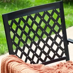 7pc Metal Dining Set With Expandable Table & 6 Swivel Chairs - Captiva Designs -Quality Garden Outdoor Store GUEST 5c34441e 2243 4b50 80eb 8786b23f191d