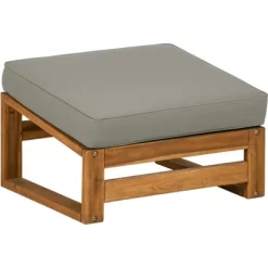 Galia 2pc Square Leg Acacia Wood Chair And Ottoman With Cushions - Brown - Saracina Home 29 Galia 2pc Square Leg Acacia Wood Chair And Ottoman With Cushions - Brown - Saracina Home -Quality Garden Outdoor Store GUEST 5c6ac659 1ca2 40a2 b2a8 c48f709d346f