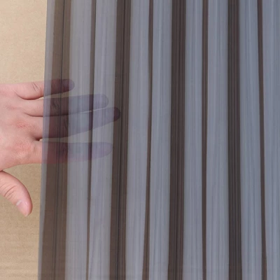 Aoodor Gazebo Polycarbonate Roof, Wooden Print Aluminum Frame With Mosquito Netting And Curtain 7 Aoodor Gazebo Polycarbonate Roof, Wooden Print Aluminum Frame With Mosquito Netting And Curtain - Image 7