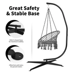 Costway C Hammock Frame Stand Solid Steel Construction -Quality Garden Outdoor Store GUEST 5c96e37f acbb 454e 8312 f0aaa6ac9792