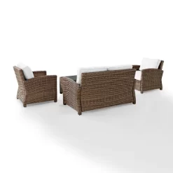 Bradenton 4pc Outdoor Wicker Conversation Set - Crosley -Quality Garden Outdoor Store GUEST 5d25bcd5 ec09 4a23 9001 69a08c5bf006