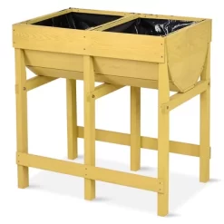 Costway Raised Wooden V Planter Elevated Vegetable Flower Bed Free Standing Planting With Liner 16 Costway Raised Wooden V Planter Elevated Vegetable Flower Bed Free Standing Planting With Liner -Quality Garden Outdoor Store GUEST 5da974ef 8c5e 449d bc20 7007bacdf4f2