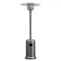 Costway 50000 BTU Propane Patio Heater Standing LP Gas Steel W/ Wheels Grey -Quality Garden Outdoor Store GUEST 60a64715 9c91 46ae a4f6 419da8edbee7