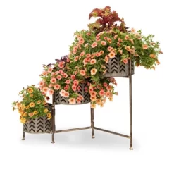 Galvanized Grow Bag Triple Planters With Stand -Quality Garden Outdoor Store GUEST 60d7b007 d686 49ff 95a3 e3ff327b1a90