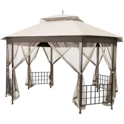 Tangkula 10'x 12'Octagonal Canopy Tent Patio Gazebo Canopy Shelter W/ Mosquito Netting 7 Tangkula 10'x 12'Octagonal Canopy Tent Patio Gazebo Canopy Shelter W/ Mosquito Netting -Quality Garden Outdoor Store GUEST 62f54cf2 9198 4f62 bcc1 4e132930daa6