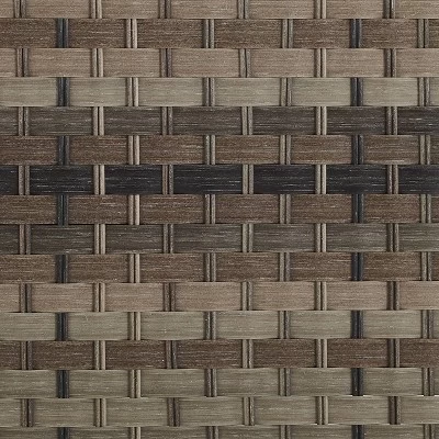 Prescott Outdoor Wicker Ottoman - Taupe/Brown - Crosley 4 Prescott Outdoor Wicker Ottoman - Taupe/Brown - Crosley - Image 4