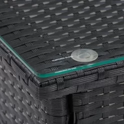 Parksville Rattan Side Table - Black - CorLiving 7 Parksville Rattan Side Table - Black - CorLiving -Quality Garden Outdoor Store GUEST 64c9492b 82e8 432b ba3f 9cf3eb9990c9