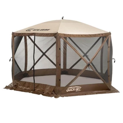 Clam Quick-Set Escape 11.5 X 11.5 Ft Portable Pop Up Camping Outdoor Gazebo Screen Tent Canopy Shelter & Carry Bag With 6 Wind & Sun Panels Accessory 2 Clam Quick-Set Escape 11.5 X 11.5 Ft Portable Pop Up Camping Outdoor Gazebo Screen Tent Canopy Shelter & Carry Bag With 6 Wind & Sun Panels Accessory - Image 2