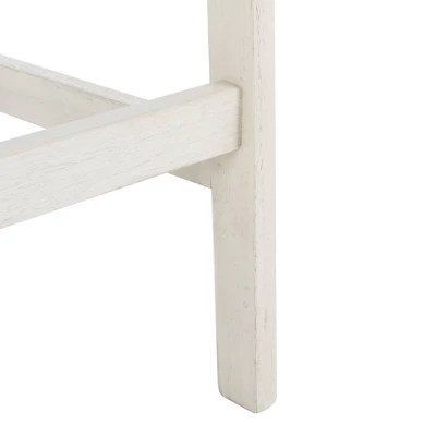 Pate 3pc Bistro Set - White/Navy - Safavieh 4 Pate 3pc Bistro Set - White/Navy - Safavieh - Image 4