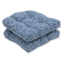 2pk Outdoor/Indoor Herringbone Wicker Seat Cushions - Pillow Perfect -Quality Garden Outdoor Store GUEST 65e24d72 b45c 45b4 81d6 adb014f9d9d4