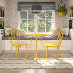 Heidi 3pc Indoor/Outdoor Patio Bistro Set - Novogratz -Quality Garden Outdoor Store GUEST 66ae60e9 100f 49bd a0c3 d5d9eb7e514a