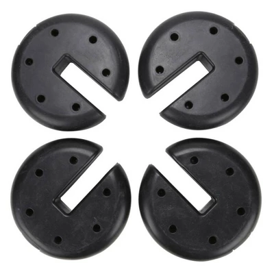 Z Shade 10x10 Foot Angled Leg Instant Shade Canopy Tent Portable Shelter, Green & Durable Plastic 5 Pound Canopy Tent Leg Weight Plates, Set Of 4 4 Z Shade 10x10 Foot Angled Leg Instant Shade Canopy Tent Portable Shelter, Green & Durable Plastic 5 Pound Canopy Tent Leg Weight Plates, Set Of 4 - Image 4