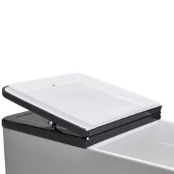 JOMEED 80 Quart/20 Gallon Wheeled Rolling Outdoor Patio And Deck Cooler Cart Ice Chest With Shelf, Drainage Hole Plug And Bottle Opener, Silver -Quality Garden Outdoor Store GUEST 6777a475 4cbc 4530 8813 053ed503fd43