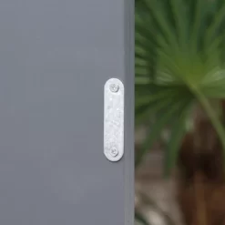 Outsunny Garden Storage Cabinet, Outdoor Tool Shed With Galvanized Top And Two Shelves For Yard Tools Or Pool Accessories -Quality Garden Outdoor Store GUEST 68670f4a b25f 4f0c 922e e82b11a7ab99