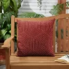 20" Sunbrella Outdoor Throw Pillow Red