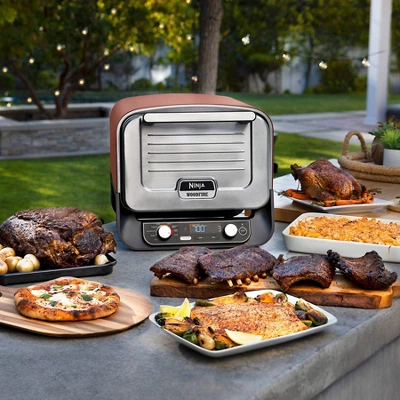 Ninja Woodfire 8-in-1 Outdoor Oven - OO101 3 Ninja Woodfire 8-in-1 Outdoor Oven - OO101 - Image 3