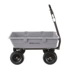 Gorilla Carts 800 Pound Capacity Heavy Duty Poly Yard Garden Steel Dump Utility Wheelbarrow Wagon Cart With 2 In 1 Towing ATV Handle, Gray 7 Gorilla Carts 800 Pound Capacity Heavy Duty Poly Yard Garden Steel Dump Utility Wheelbarrow Wagon Cart With 2 In 1 Towing ATV Handle, Gray -Quality Garden Outdoor Store GUEST 695e6548 c791 4481 9af3 2cda5bbef411
