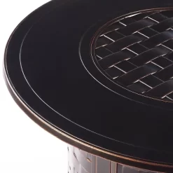 5pc Outdoor Fire Table Set With 44" Round Fire Table, 4 Deep Seating Swivel Rocking Chairs & Table Fabric Covers - Oakland Living 21 5pc Outdoor Fire Table Set With 44" Round Fire Table, 4 Deep Seating Swivel Rocking Chairs & Table Fabric Covers - Oakland Living -Quality Garden Outdoor Store GUEST 6aa8bea6 da7f 46cb b4bc e8577518ee76