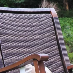 Clayton Solid Wood & Wicker Outdoor Rocking Chair - Cambridge Casual -Quality Garden Outdoor Store GUEST 6bcdbc4a 5841 4341 9755 b2643d67ee6d
