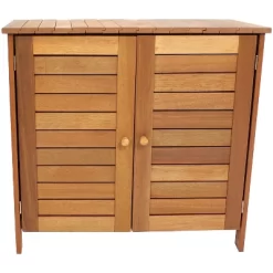 Sunnydaze Decor Sunnydaze Outdoor Meranti Wood Small Garden Storage Shed For The Patio Or Yard - 36" -Quality Garden Outdoor Store GUEST 6cbcdf95 c220 45c3 9611 eb6d27243400