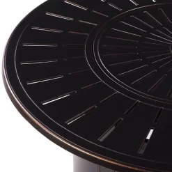 Oakland Living 5pc Swivel Rocking Aluminum Outdoor Dining Set Copper/Gray -Quality Garden Outdoor Store GUEST 6d6c700a 7ea2 4658 9d62 928b859a2601