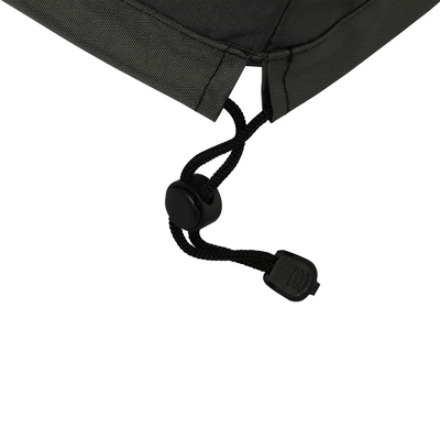 Titanium 3-Layer Water Resistant Outdoor Club Chair Covers Dark Gray By Shield 3 Titanium 3-Layer Water Resistant Outdoor Club Chair Covers Dark Gray By Shield - Image 3