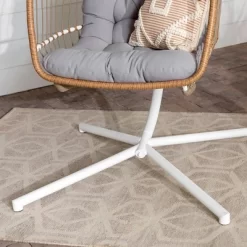 Toluca Hanging Outdoor Boho Egg Chair With Cushion - Saracina Home -Quality Garden Outdoor Store GUEST 704dbef4 53ac 4a3c b711 8fd3988a7e2e