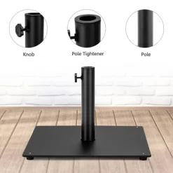 Costway 10ft Solar Lights Patio Umbrella Outdoor W/ 36 LBS Steel Umbrella Stand -Quality Garden Outdoor Store GUEST 709684ad 4cc2 46e3 91db 9f954d495568