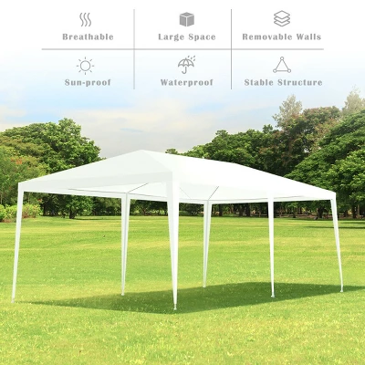 Costway 10'x20'Canopy Pavilion Cater Events Outdoor Party Tent 6 Costway 10'x20'Canopy Pavilion Cater Events Outdoor Party Tent - Image 6