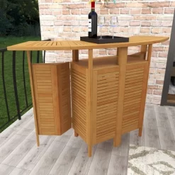 Patio Bar Table Teak - Olivia & May -Quality Garden Outdoor Store GUEST 724800b0 46d2 40e9 bfbc c4b3ac13d95e