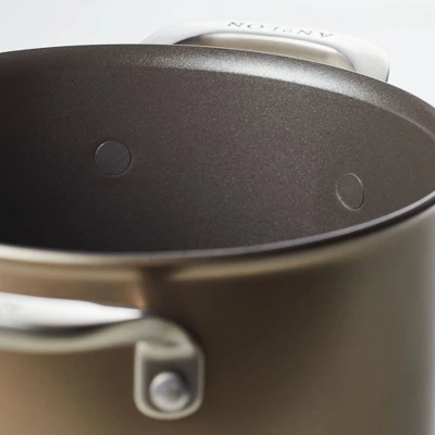 Anolon Ascend 4qt Hard Anodized Nonstick Saucepot With Lid Bronze 3 Anolon Ascend 4qt Hard Anodized Nonstick Saucepot With Lid Bronze - Image 3