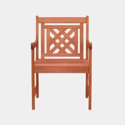 Malibu 4pc Wood Outdoor Patio Dining Set - Tan - Vifah -Quality Garden Outdoor Store GUEST 7344e41b 9174 4f8d 9d6d 02793aaa4732