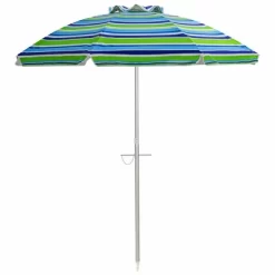 Costway 6.5FT Patio Beach Umbrella Sun Shade Tilt W/Carry Bag Turquoise -Quality Garden Outdoor Store GUEST 764e8544 54cc 4b75 8759 48b0b31636e4