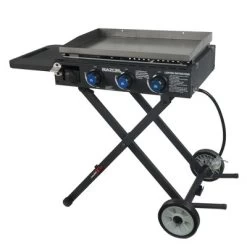 Razor Griddle Portable 3-Burner 30,000 BTU Gas Flattop Grill & Griddle Combo With 25" X 16" Cooking Surface Area, Foldable Cart & Side Shelf, Black 7 Razor Griddle Portable 3-Burner 30,000 BTU Gas Flattop Grill & Griddle Combo With 25" X 16" Cooking Surface Area, Foldable Cart & Side Shelf, Black -Quality Garden Outdoor Store GUEST 76e74c2b aa2e 4fe2 b27f c74ddeeb8c6c
