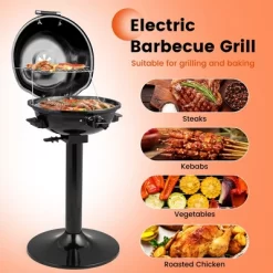 Costway 1600W Electric BBQ Grill With Warming Rack, Temperature Control & Grease Collector -Quality Garden Outdoor Store GUEST 770eec1a 27db 4348 98d1 d304ce27ae06