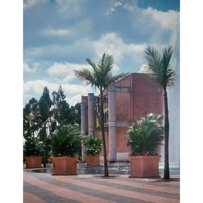 18" Wide Square Planter Dorchester Weathered Terracotta - Crescent Garden 1 18" Wide Square Planter Dorchester Weathered Terracotta - Crescent Garden