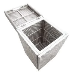 2pc Maksville Contemporary Outdoor Serving Cart & Trash Can - MiBasics -Quality Garden Outdoor Store GUEST 787b8e1f 106c 4f20 971d f6ef639f0f56